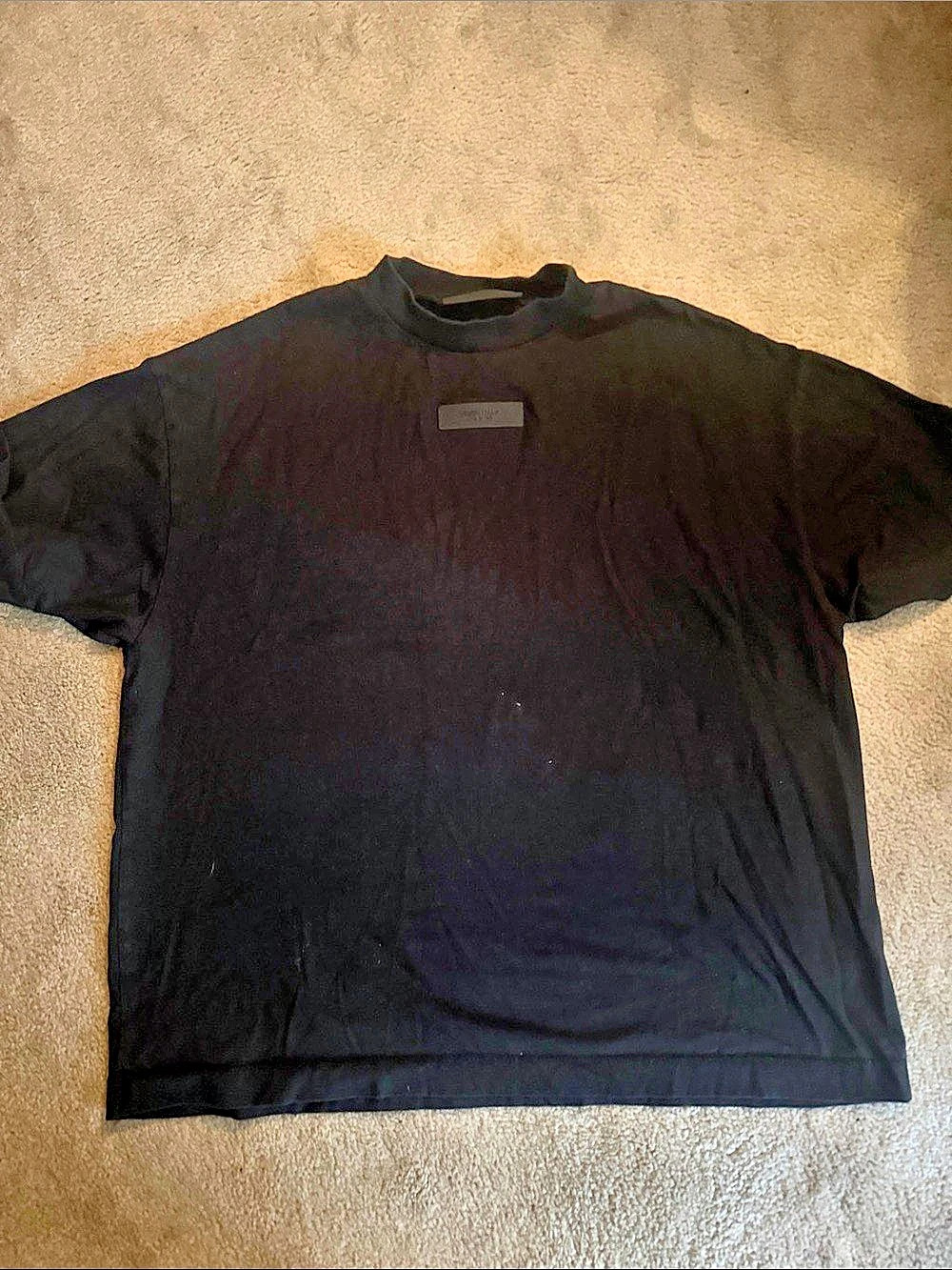Essentials Black Short Sleeve Tee